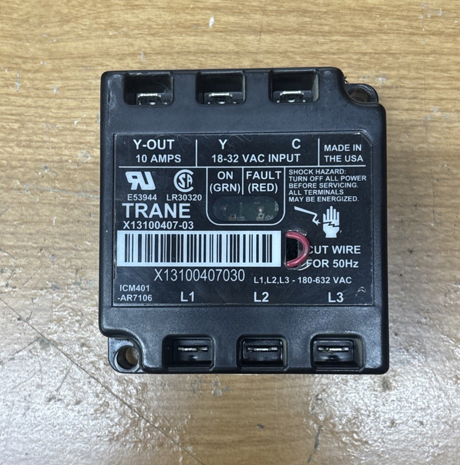 OEM Genuine Trane 3 Phase Monitor Control Board Assembly, Part #X13100407030