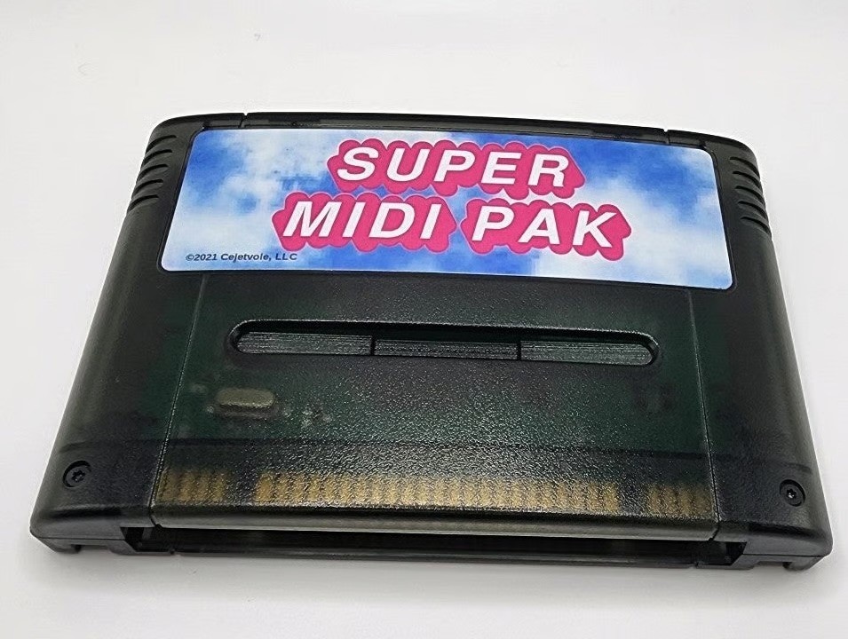 Super MIDI Pak SNES synthesizer NTSC PAL