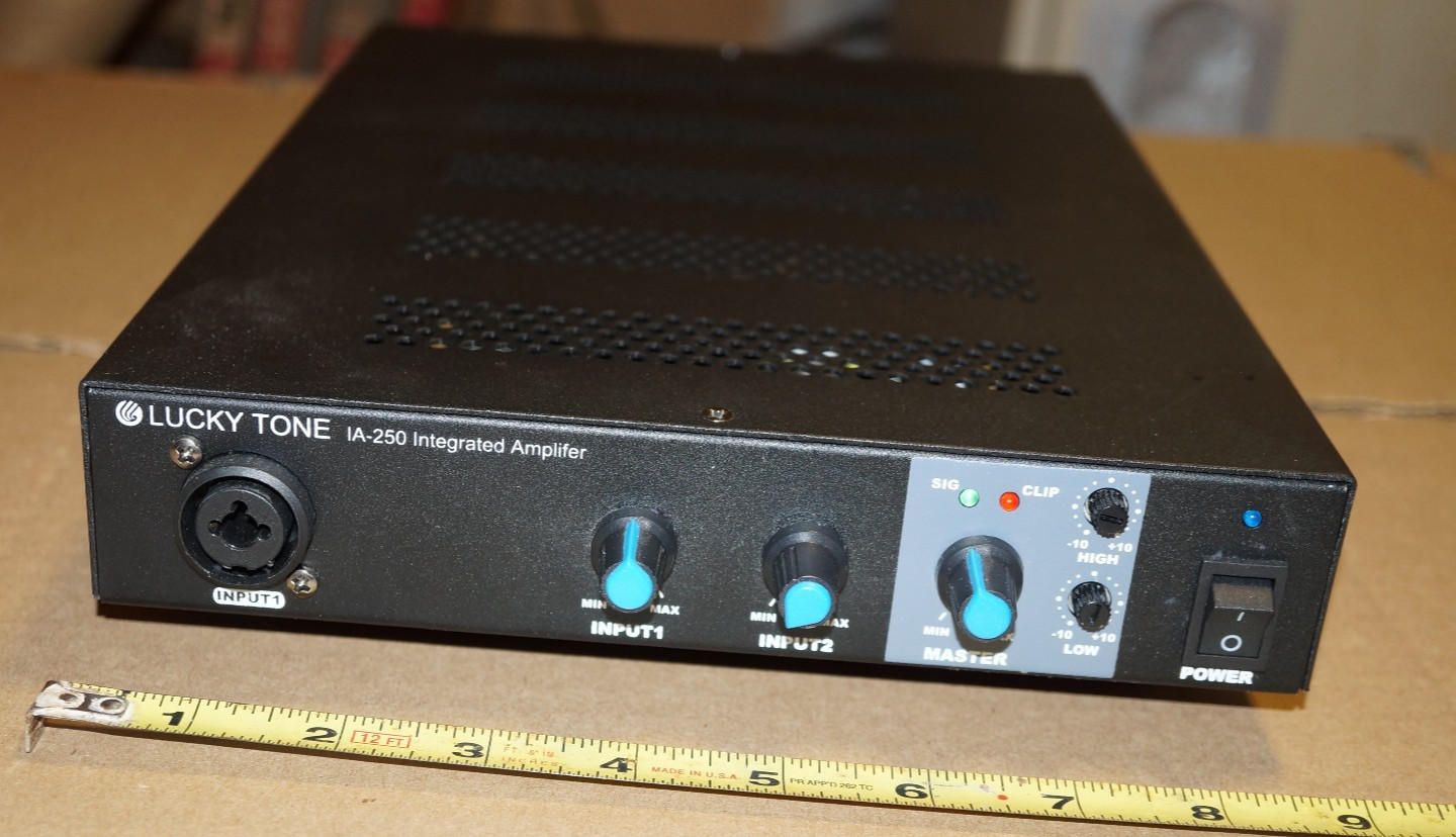LUCKY TONE IA-250 Integrated Amplifier, 2-Channel,  120VAC