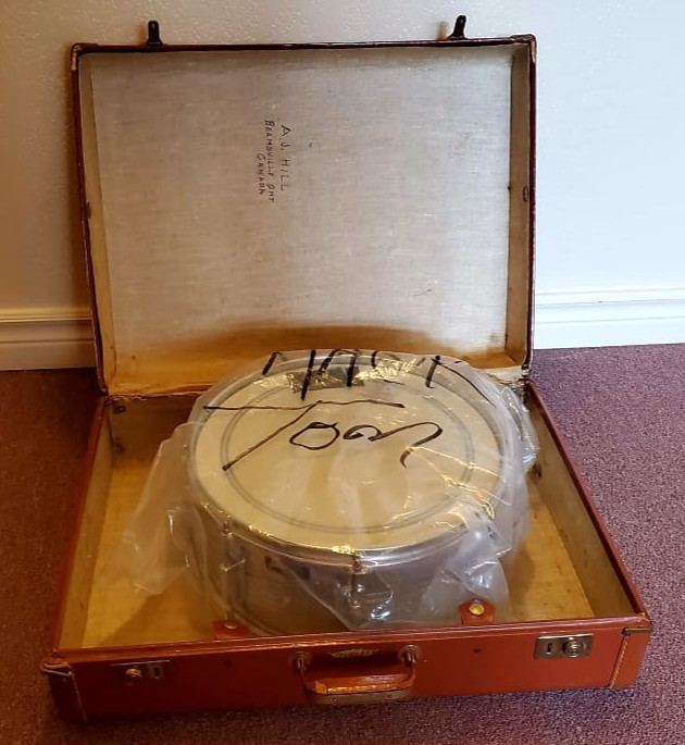 Vintage 1960's Snare Drum Travel Case *Time Capsule Fits DEEP 14x6.5 Snare Drums