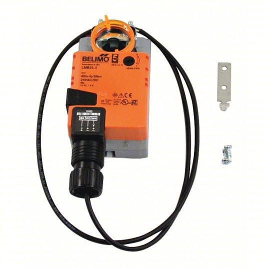 BELIMO LMB24-SR Damper Actuator, 45 in-lb AC/DC 24 V 50/60 Hz