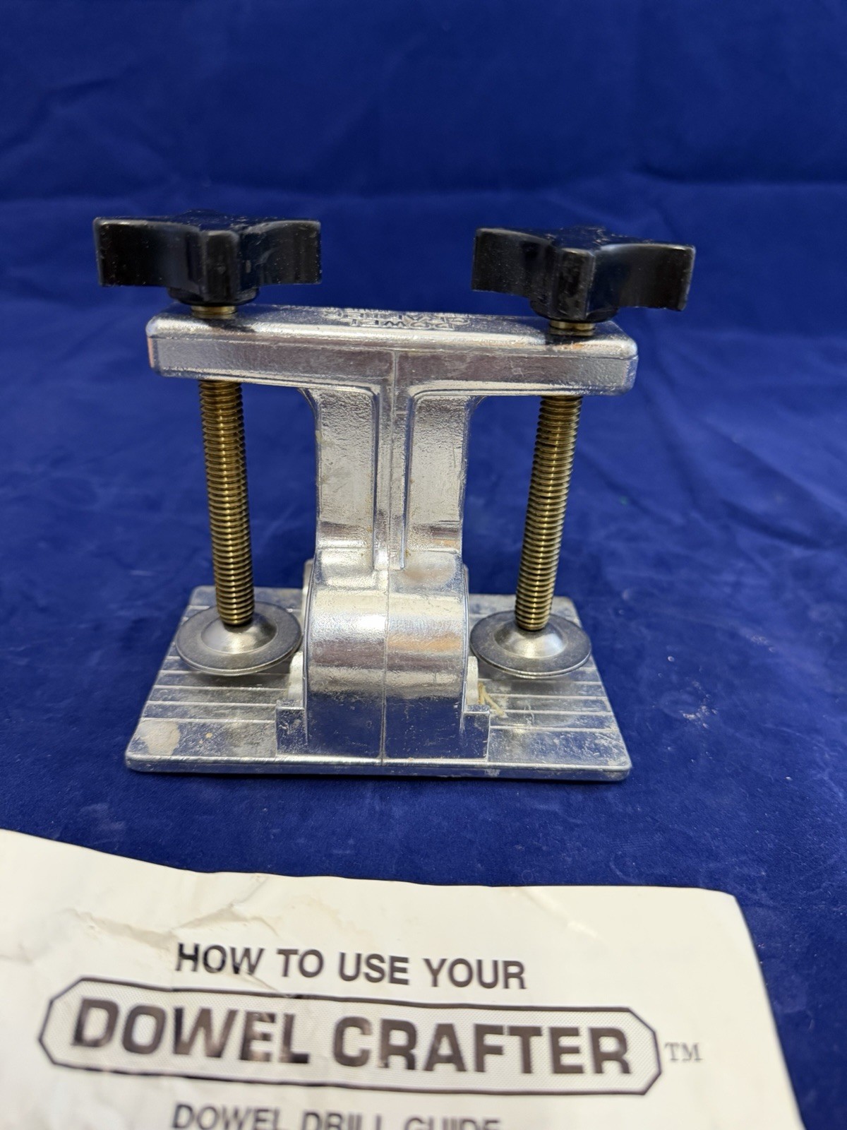 Dowel Crafter Self Aligning Doweling Jig DC-125 Used USA Dowel Craft Co