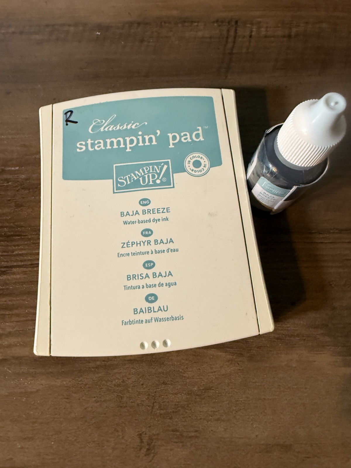 Stampin Up Classic Ink Refill & Pad ~ Baja Breeze