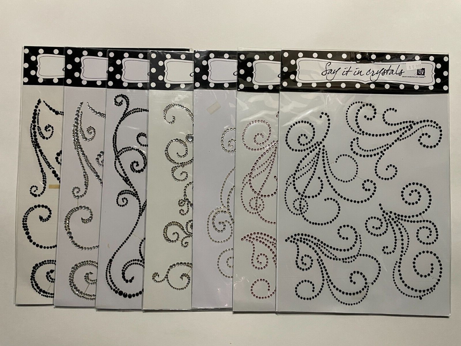 PRIMA "SAY IT WITH CRYSTALS" ASSORTED DESIGNS AND COLORS