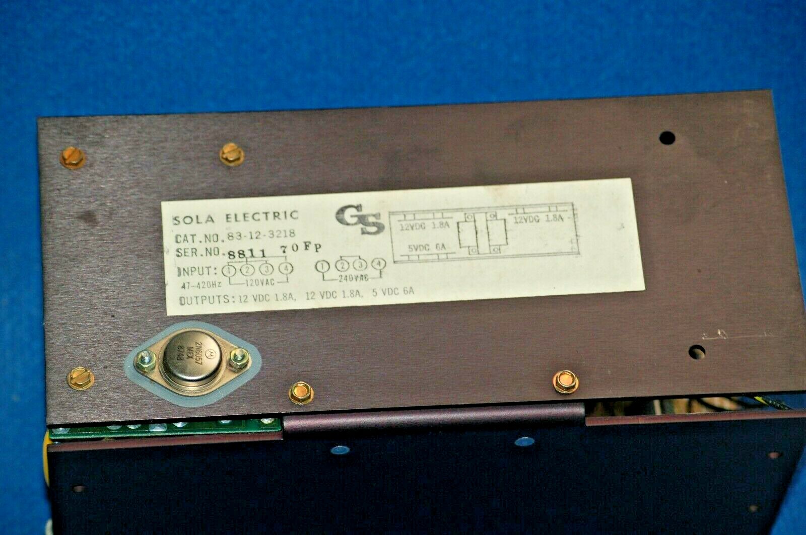 Sola Electric 83-12-3218 Power Supply New - Open Box