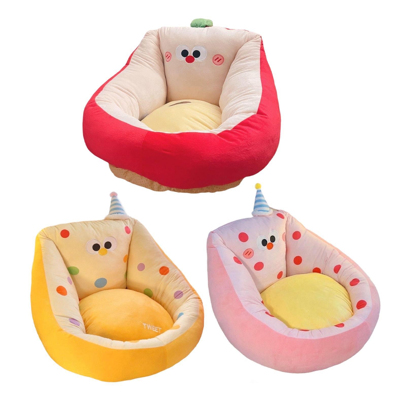 Kawaii Cushion Chair Funny Comfortable Room Decor for Study Balcony Playroom