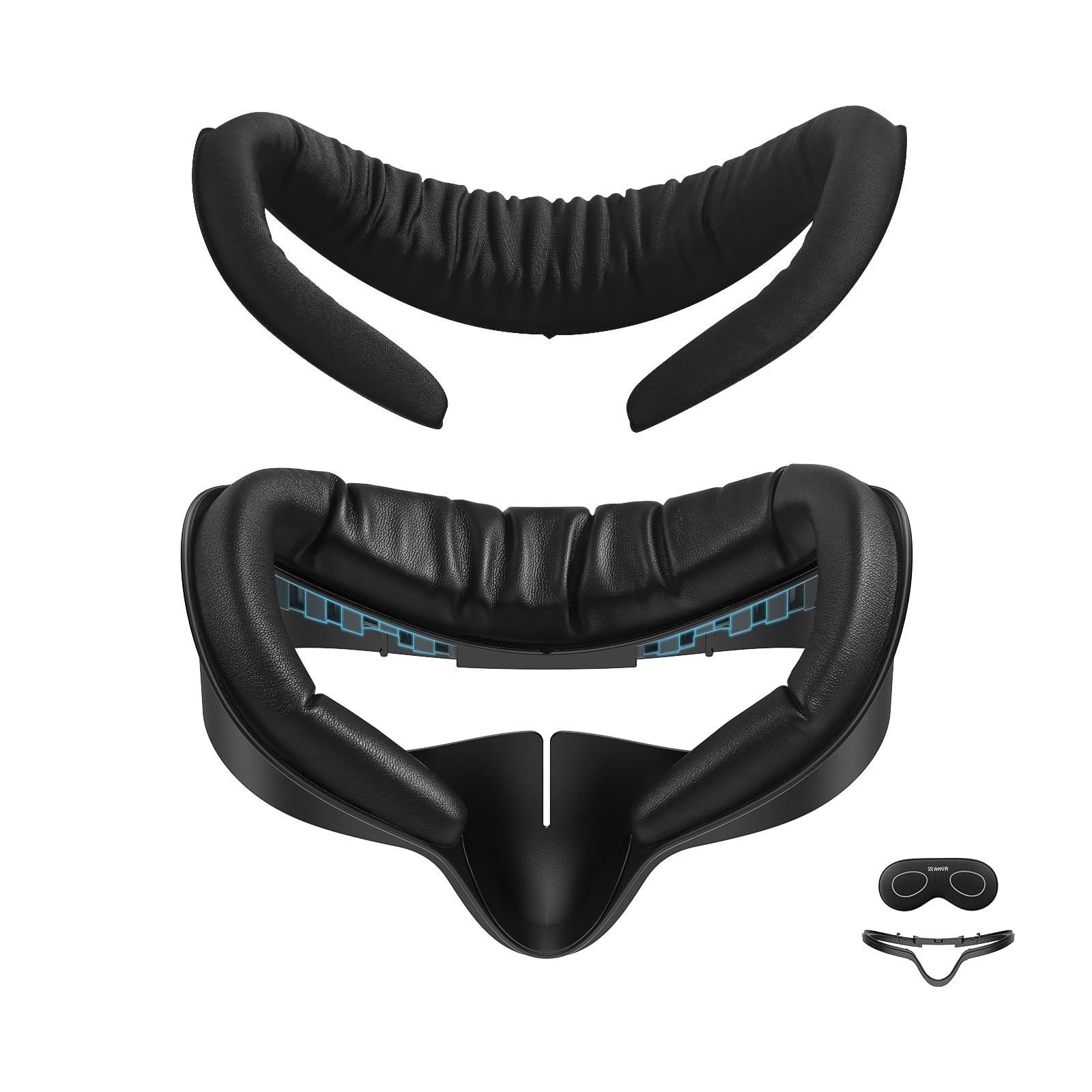 AMVR Facial Interface Face Pad Cover Compatible with Meta/Oculus Quest 3S Acc...