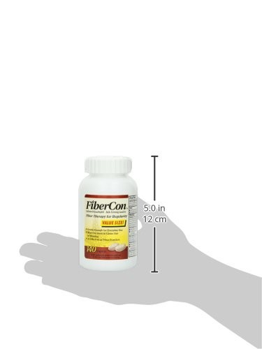 6 Pack Fibercon Fiber Therapy For Regularity Supplement 140 Caplets Each