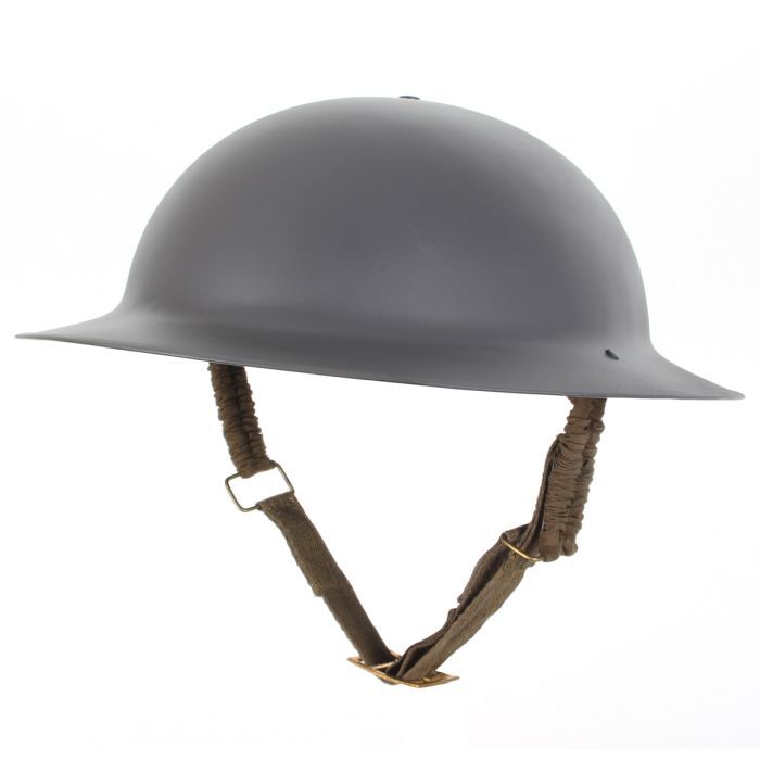 Authentic reproduction WW2 Steel British Brodie Helm -RAF Blue- Various Sizes