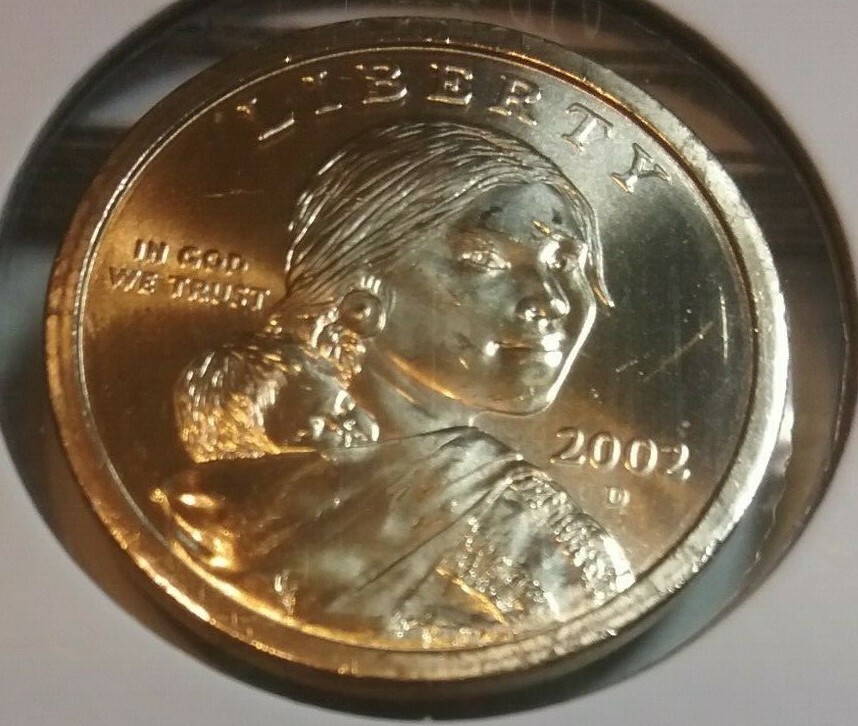 2002 Sacagawea D Dollar - BU - Uncirculated