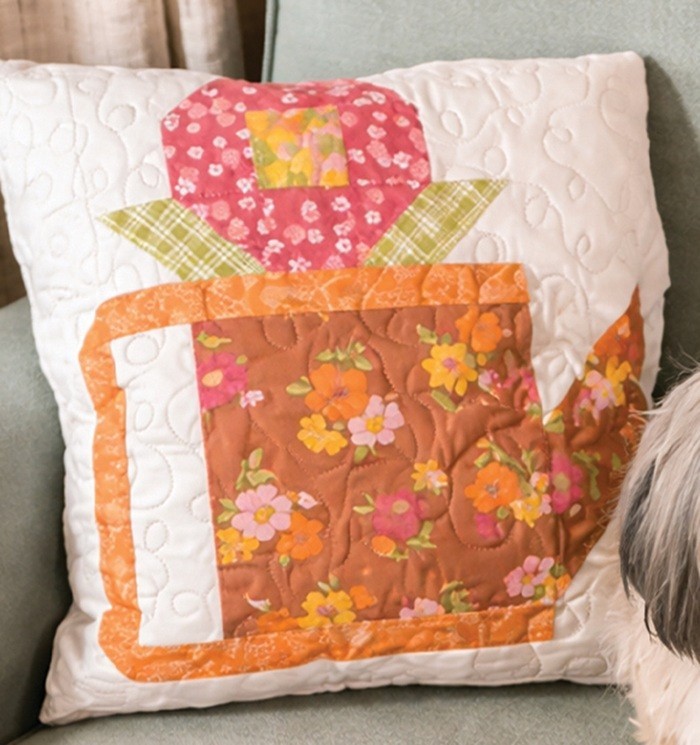 Garden Wishes Pillow Quilting Pattern