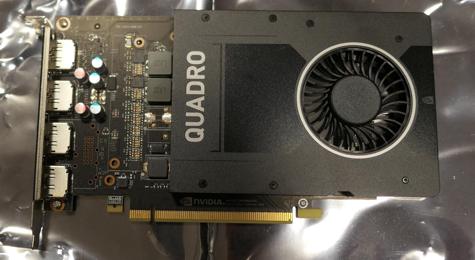 NVIDIA Quadro P2000 PG410 5GB GDDR5 4-Port DisplayPort Graphics Card EU shipping