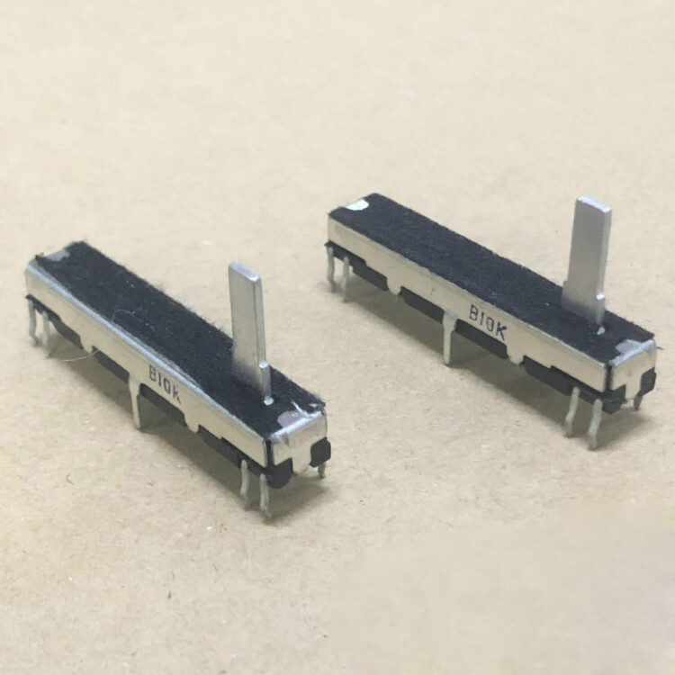 2PCS Volume Slide Potentiometer Fader 45mm For Casio Electronic CT-670 B10K