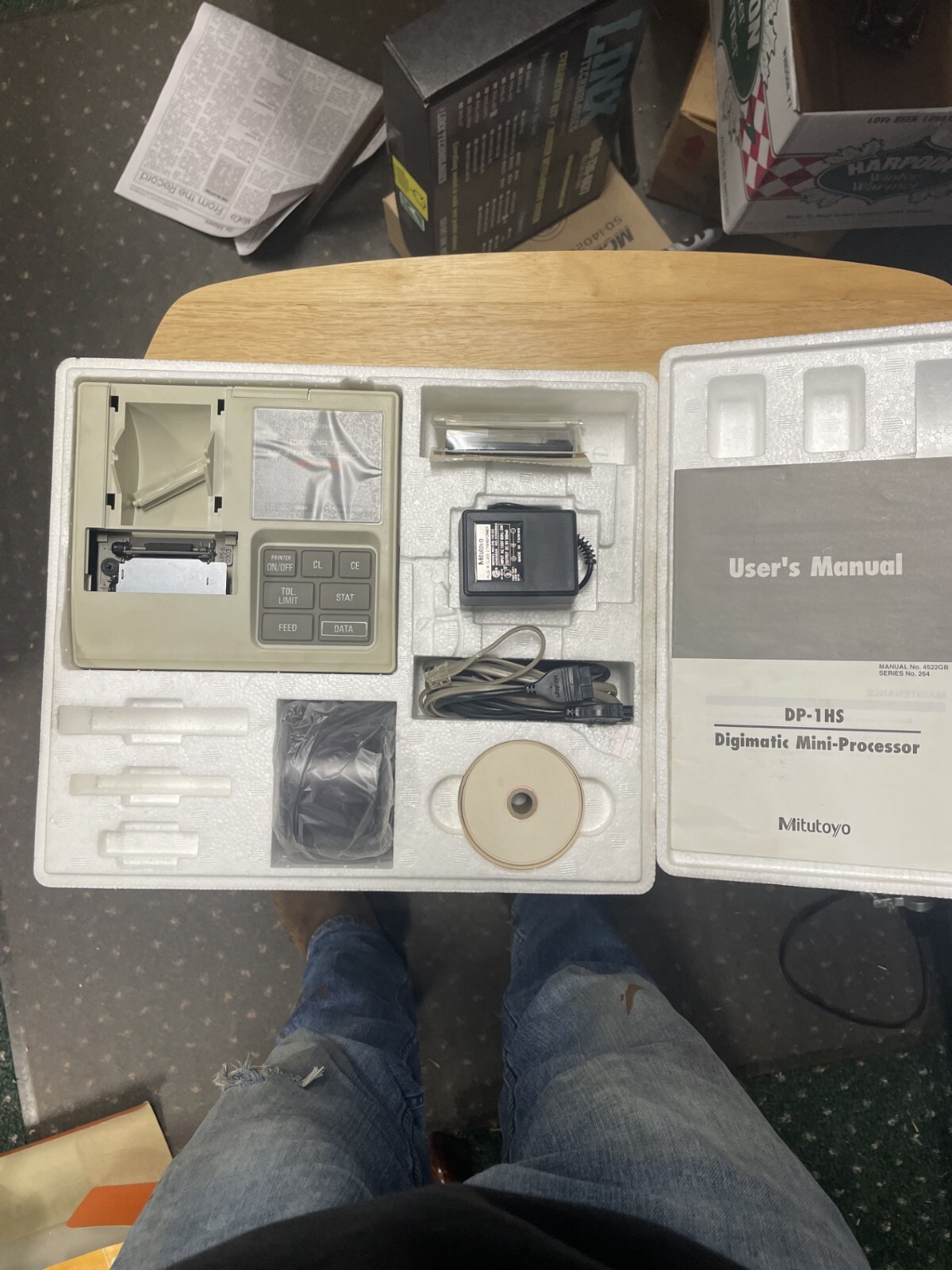 New! Mitutoyo Digimatic Mini-Processor DP-1HS 264-503A Complete Printer.