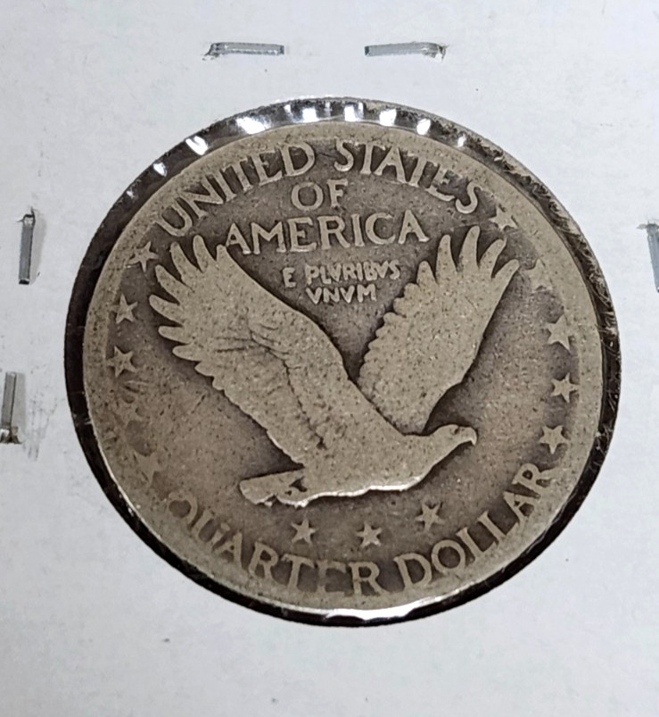 2 Coin Lot - 1927-D & S Standing Lib. Quarters - Better Dates - Decent Grade