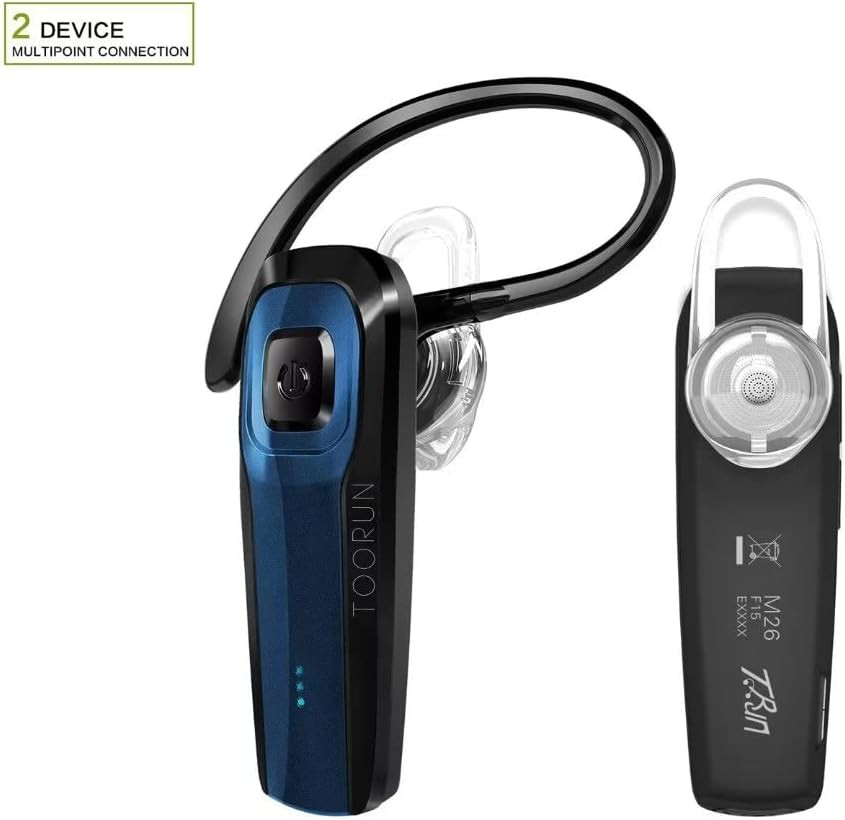 Bluetooth Earpiece, M26 Bluetooth Headset Handsfree V5.0 Wireless Earpie