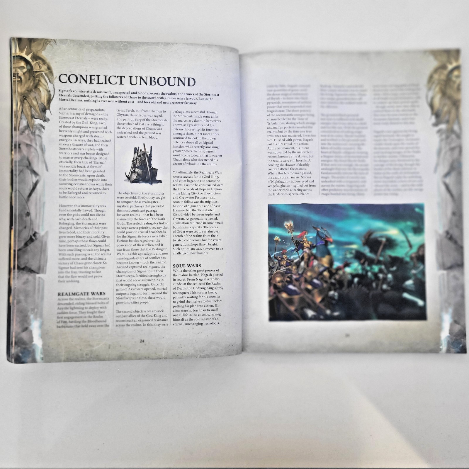 Warrior Edition. Warhammer Age of Sigmar Soft Back Core Rule Book. VG+