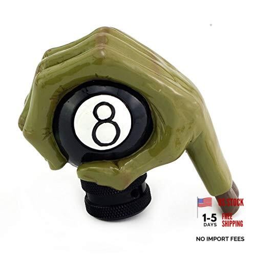 MT Gear Shifter Handle, Car Shift Stick Knob Devil Hand Griping Black Green