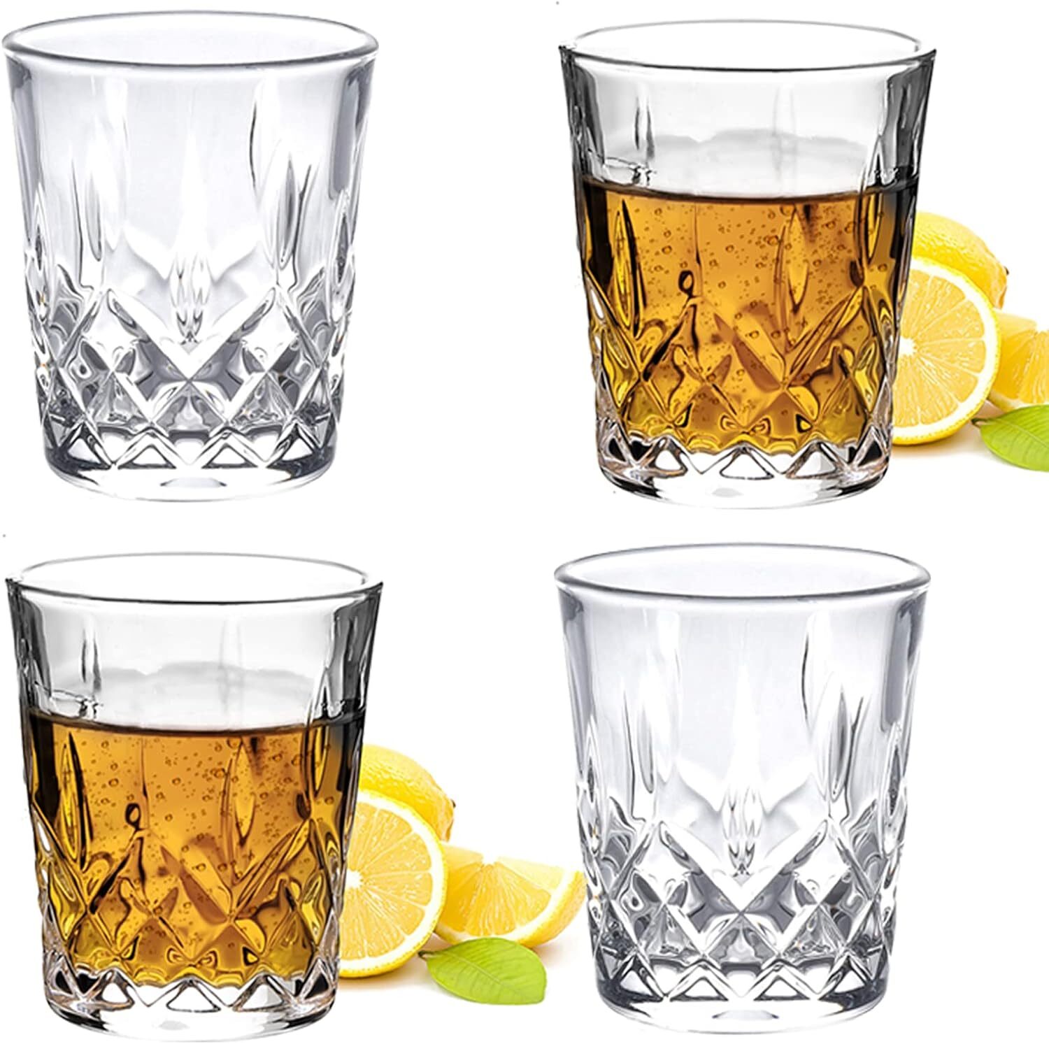 1.7 OZ Tequila Shot Glasses Heavy Base Shot Glass, Crystal Cordial Glasses 4