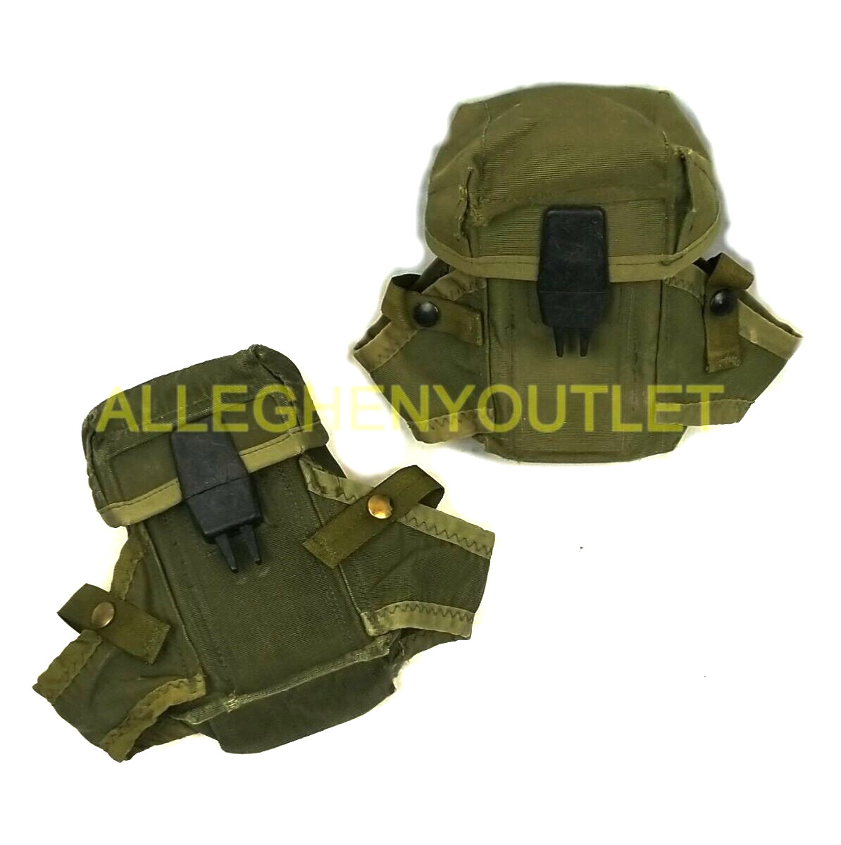 2 - US Military Alice Magazine Pouch LC1 Small Arms Ammo Case 30 LCI Mag + Clips