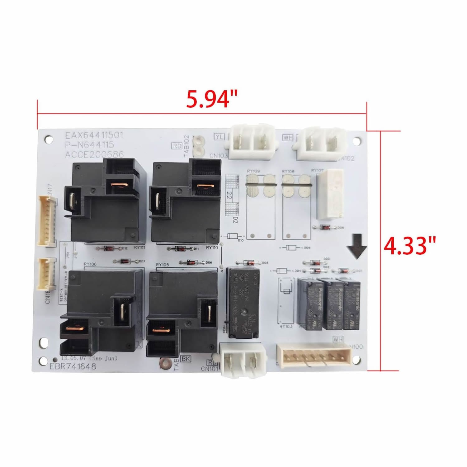 For LG Range Control Board EBR74164805 EAX64411501 EBR41648 EAX64411501