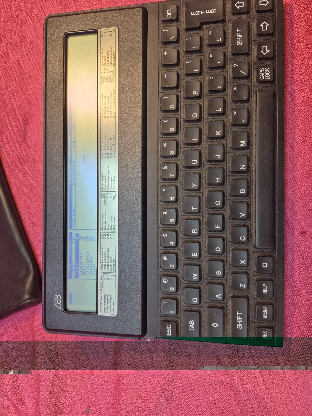 Vintage Cambridge Computer Z88 Portable Laptop Notebook Tested Working Sinclair