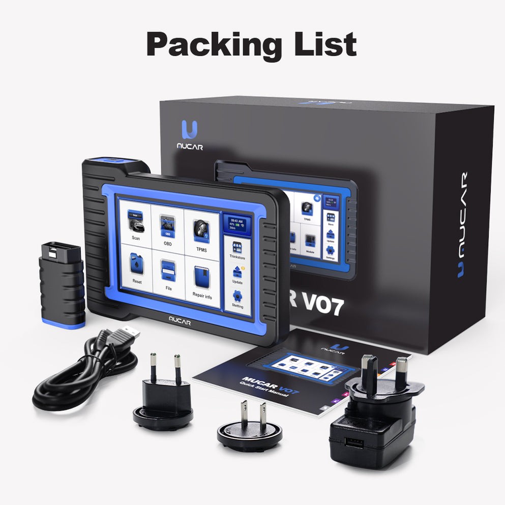 MUCAR VO7 ECU Coding Scanner OBD2 Diagnostic Tool Full System Scan FREE Update