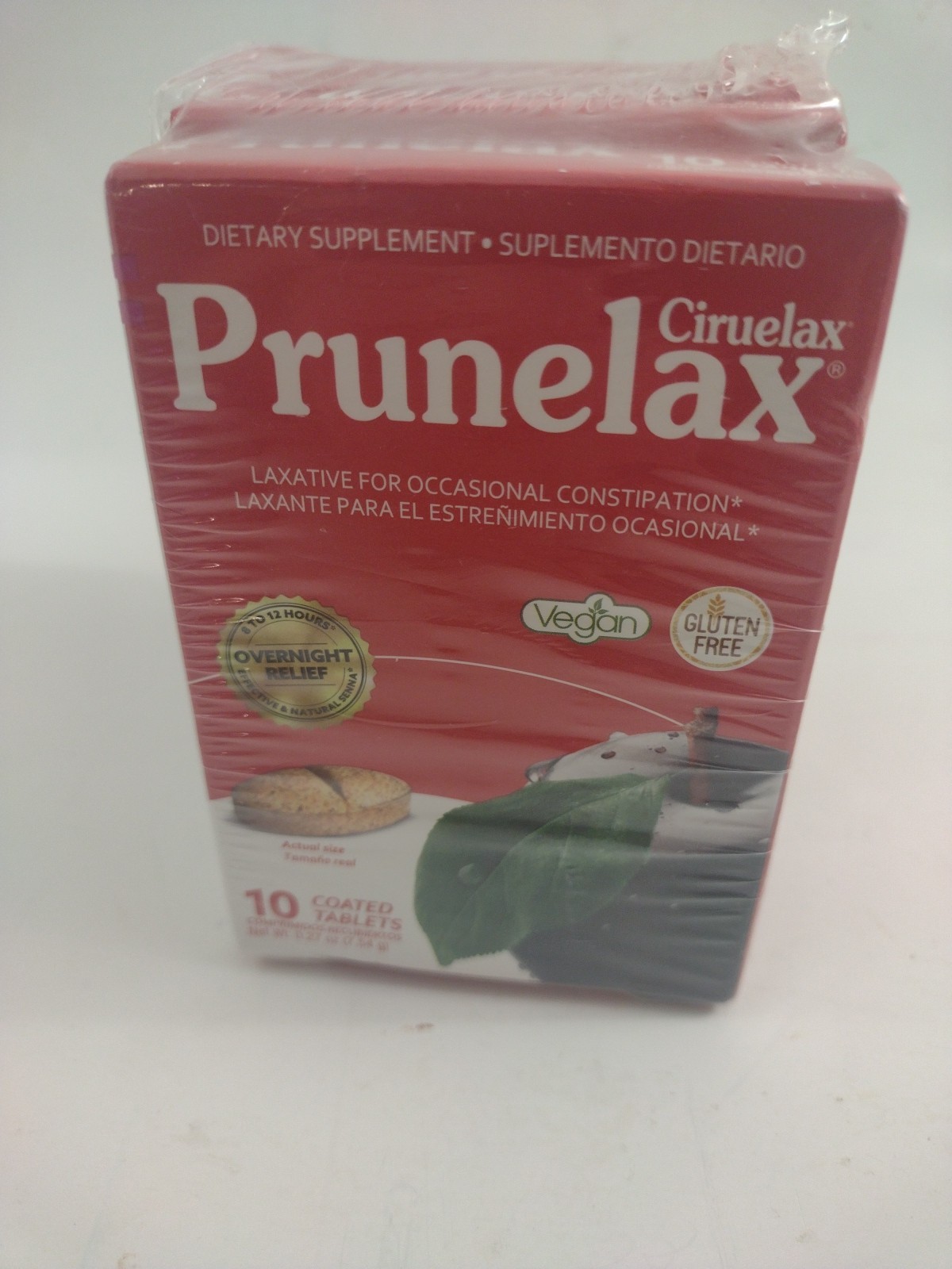 Prunelax Ciruelax 40 Tablets (4x10ct) Natural Laxative Overnight Exp 03/2026