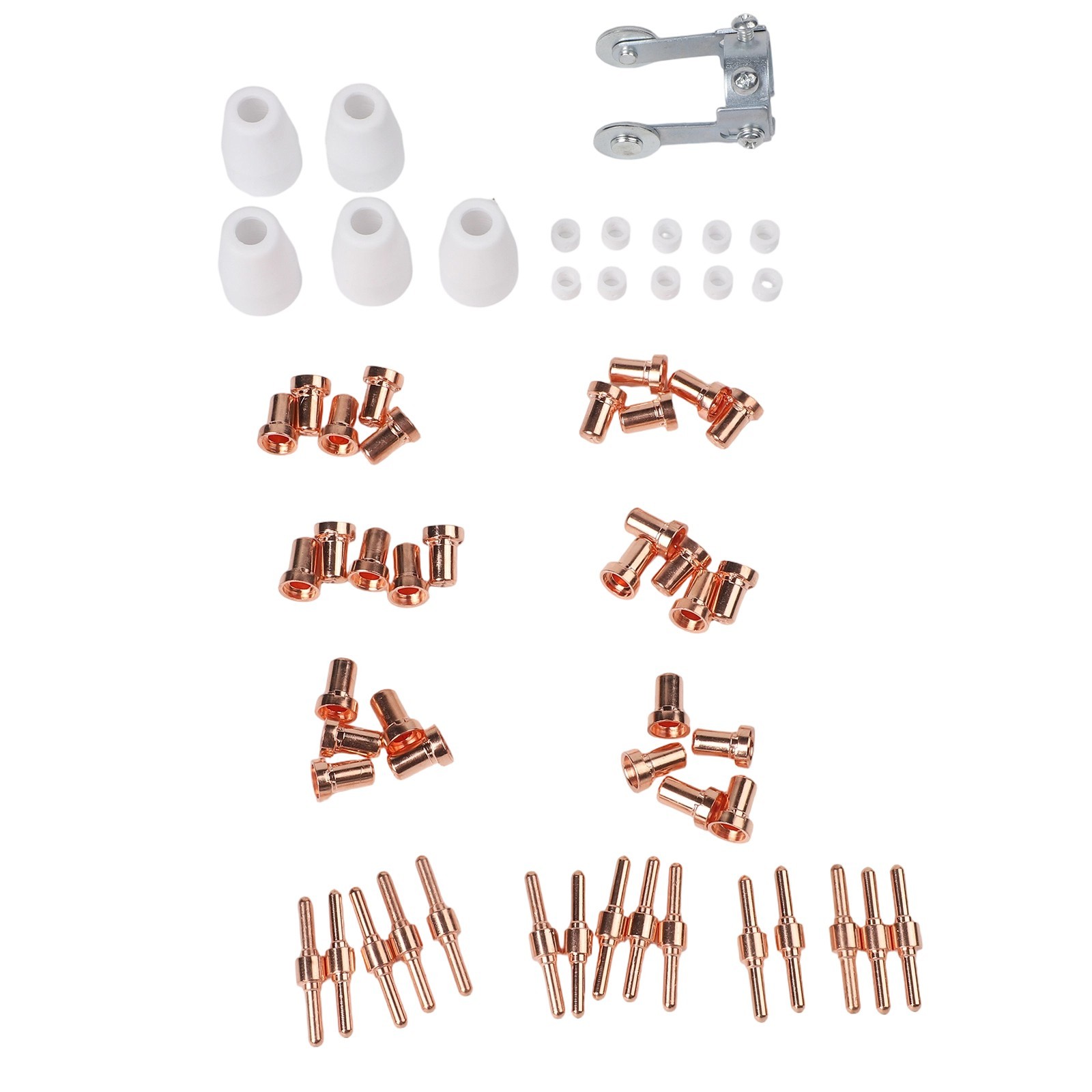 Complete 61 Pcs For PT31 Plasma Cutting Kit with Roller Guide for Reliable Use