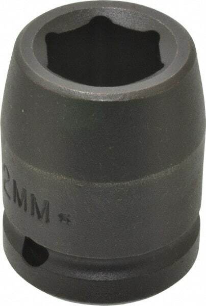 Proto 3/4" Drive 22mm Standard Impact Socket 6 Points, 2" OAL