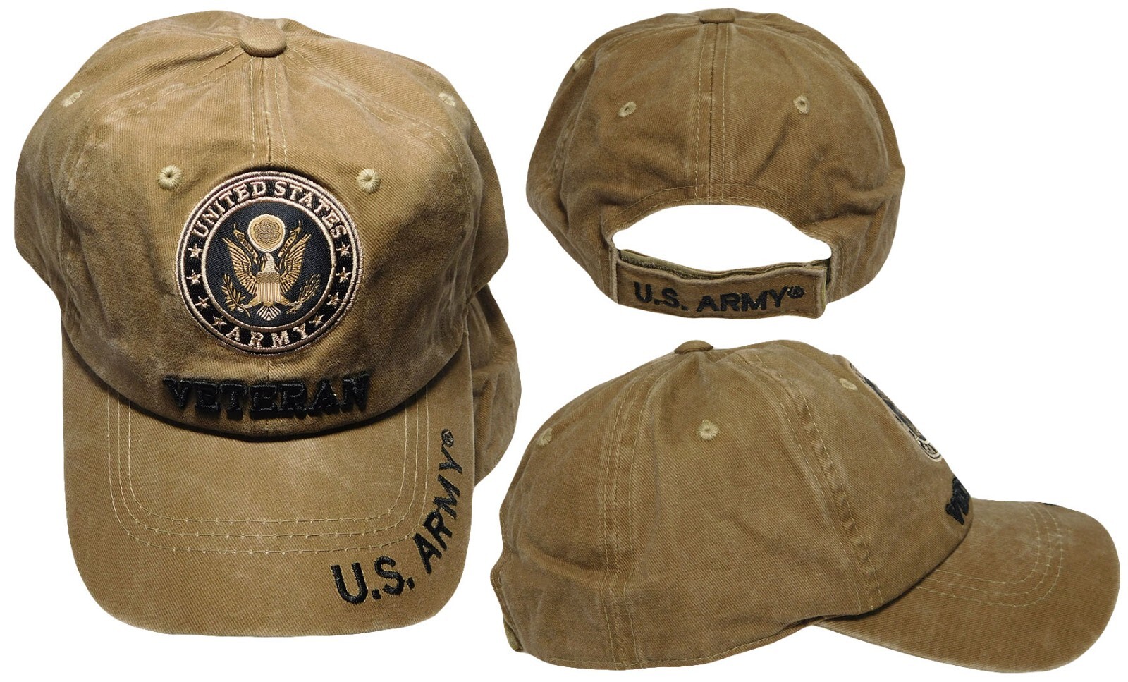 U.S. ARMY Hat Military ARMY Officially Licensed Baseball Cap Size Adjustable