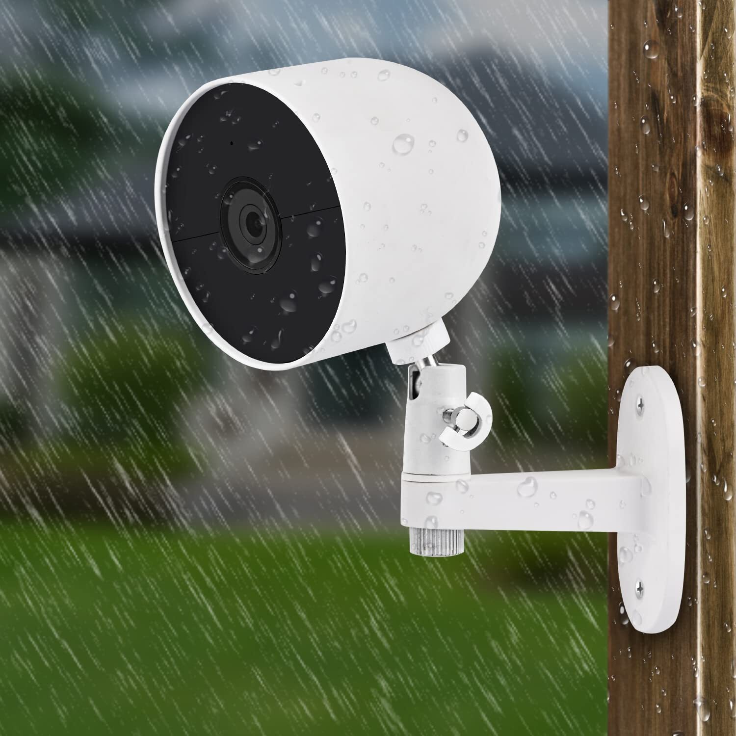 2Pack Adjustable Security Wall Mount Bracket for Google Nest Cam Outdoor/Indoor