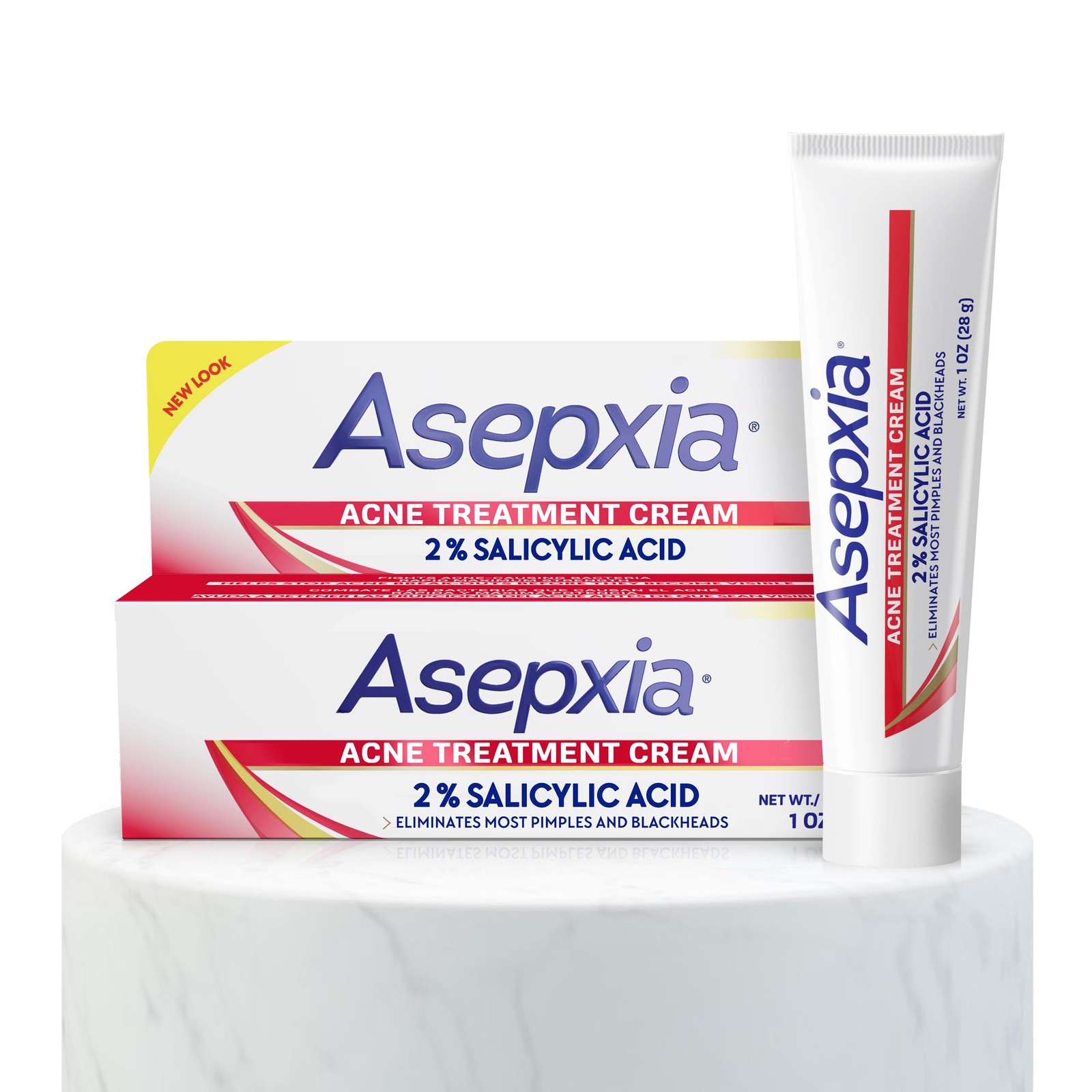 Asepxia 2% Salicylic Acid Acne Spot Treatment 1 Ounce (Pack of 1), White