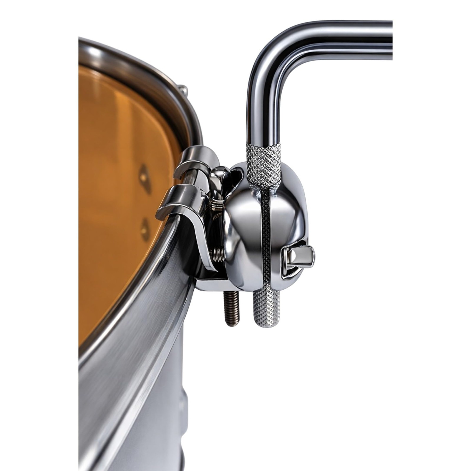 Cowbell Mount Bracket for Drums, Hoop Clamp Cowbell, Clamp, Metallic