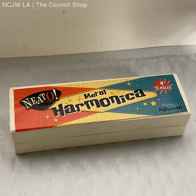 VTG. NEATO Metal Harmonica 4", 10 Holes
