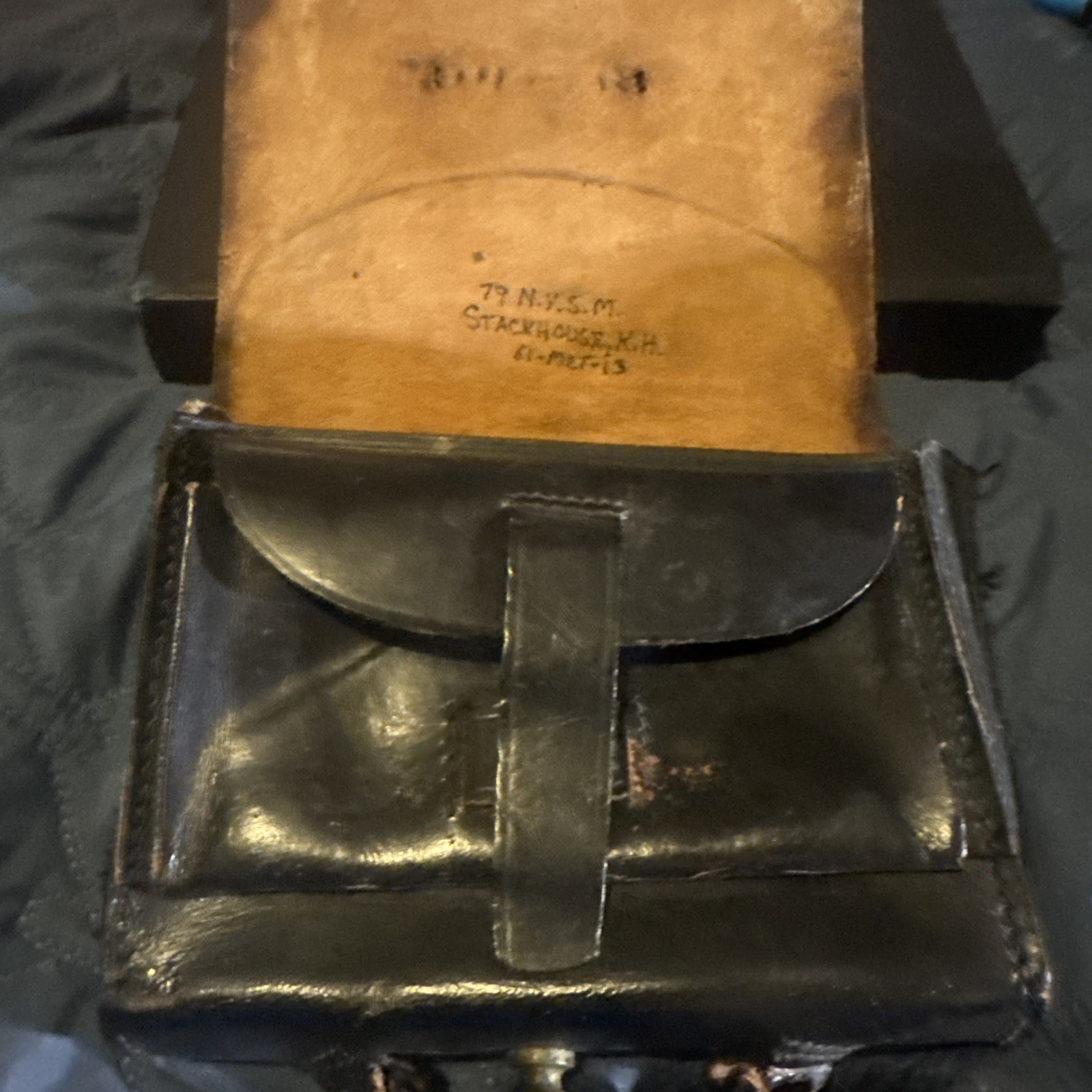 Civil War Ammo Pouch 79 NYSM Stackhouse,K.H 61-met-13