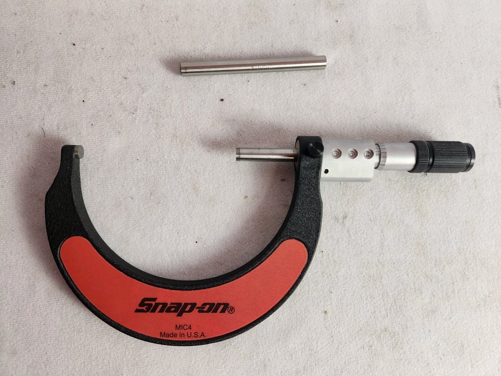 Snap On Outside Micrometer 3-4" .0001" Resolution Rolling Digit Quick Mic 4