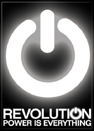 Revolution TV Series Power Is Everything Logo Image Refrigerator Magnet, NEW