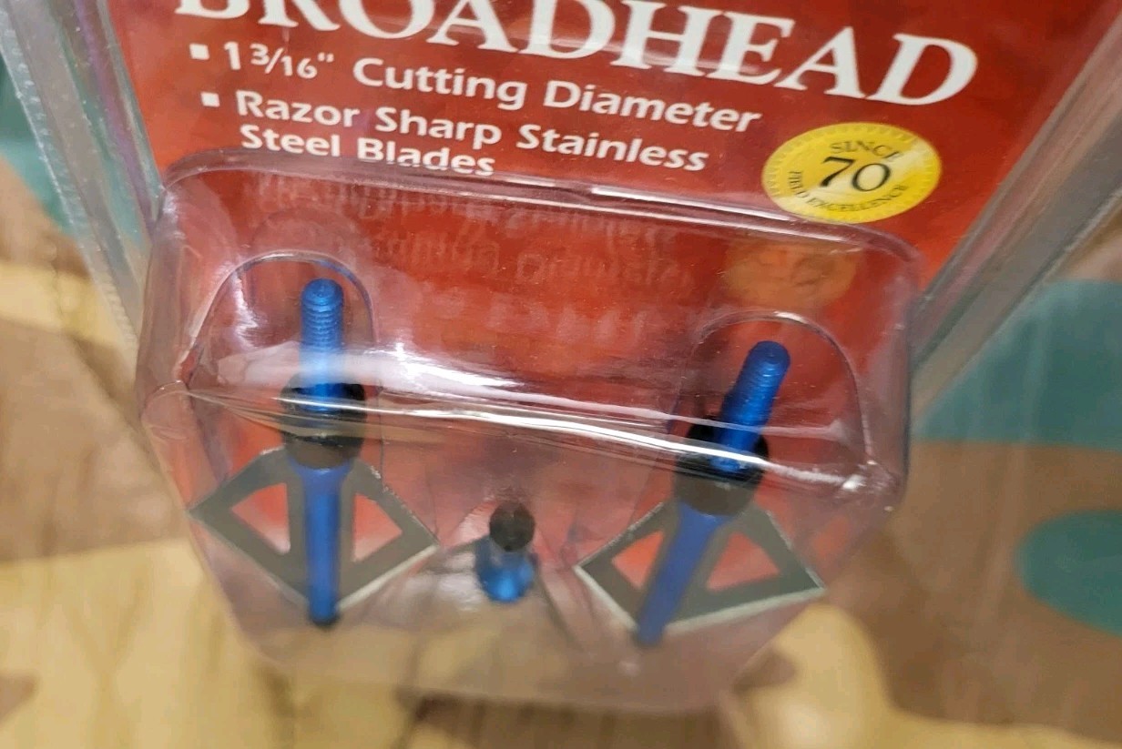 Allen Lightning Three Blade Broadhead 3 Pack, 2 Packs 100 Grain