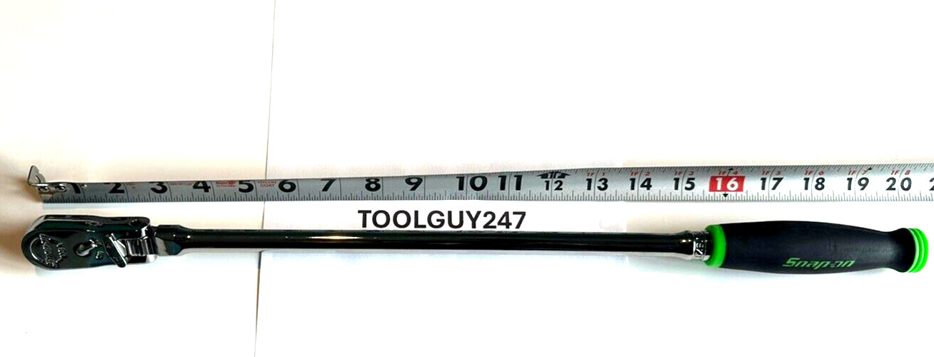 SNAP ON TOOLS USA 3/8 Drive XL Locking Flex Head GREEN Ratchet FHLLX80G NEW +
