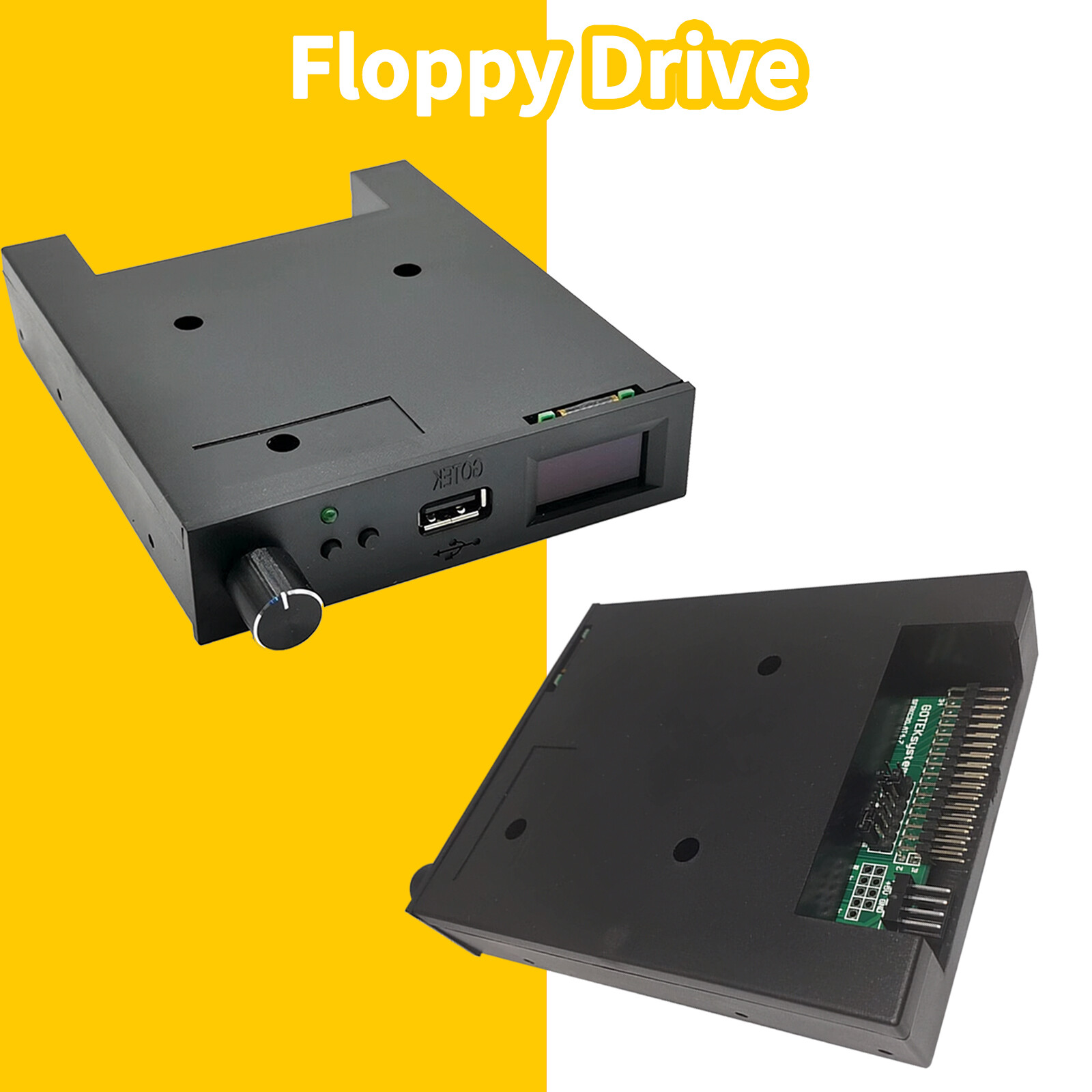 FlashFloppy firmware Floppy emulator with OLED Format-Free with Cache V3.41