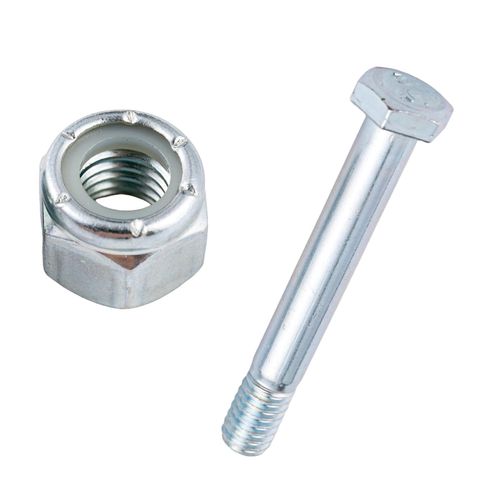 8-Set 5/16"-18 x 2.24 Long Caster Wheel Bolts and Nuts, Galvanized Carbon Ste...