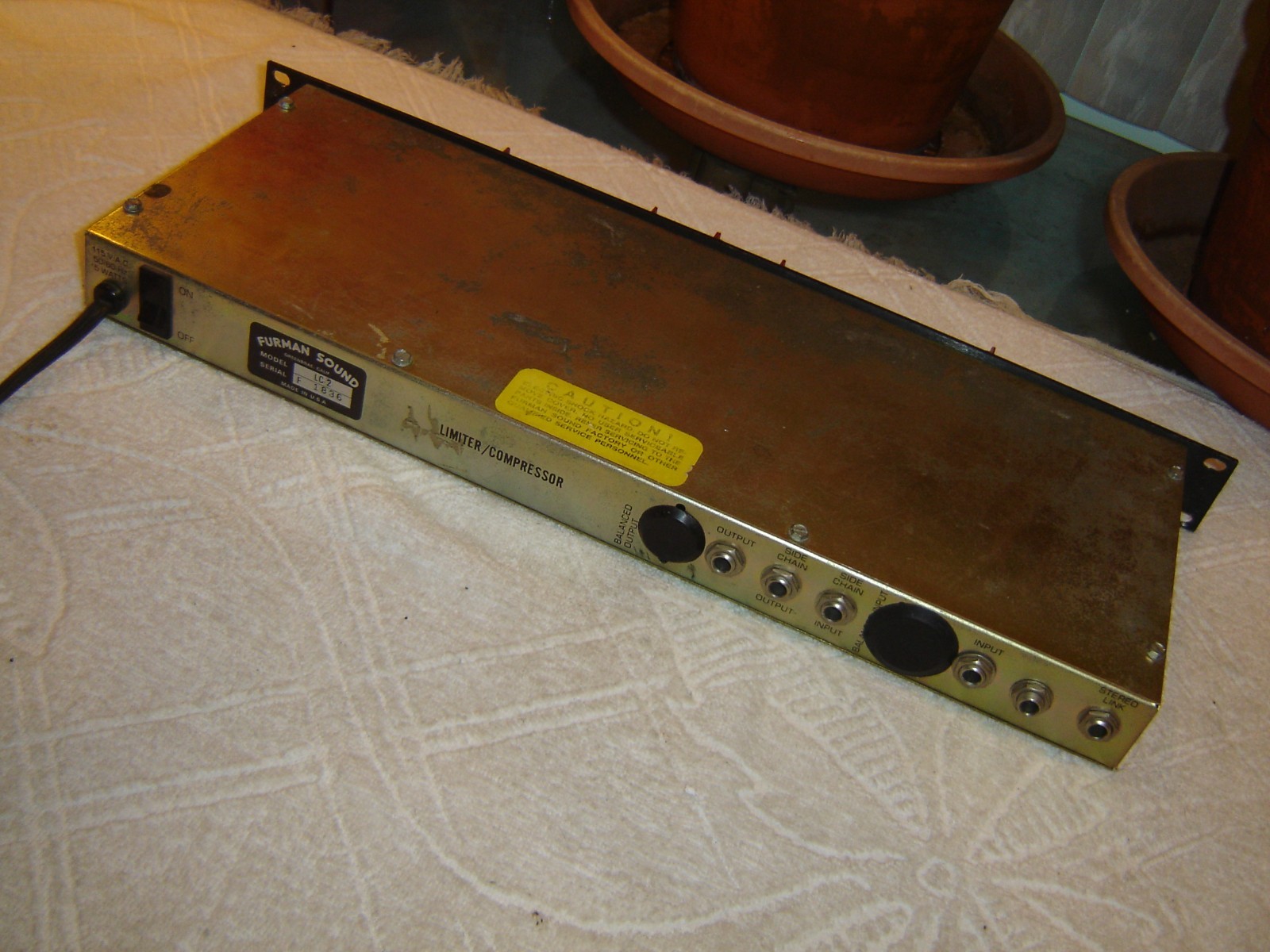 Furman Sound LC-3, Limiter / Compressor, Vintage Rack