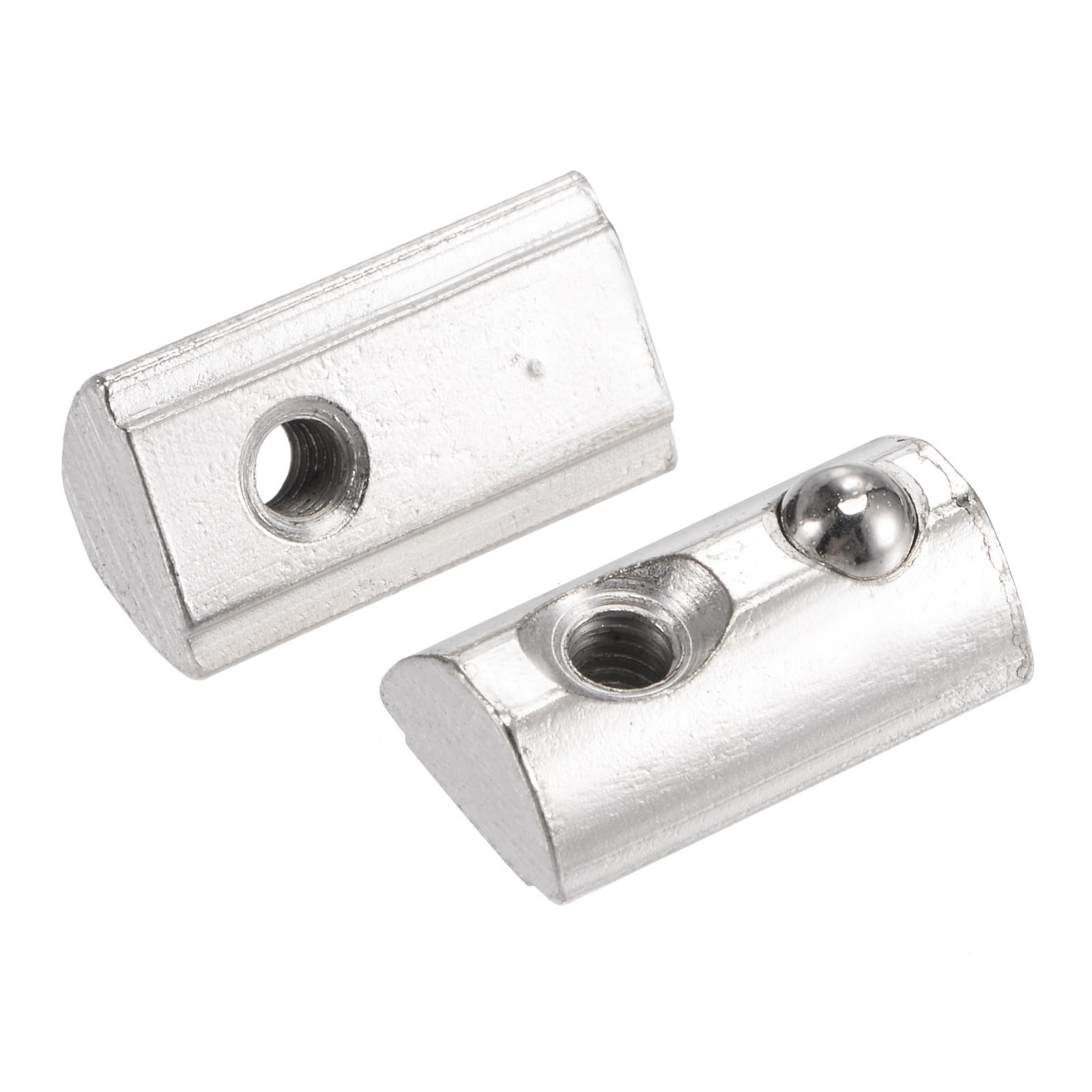 M4 Roll in Spring T-nut with Ball for 3030 Series Rail with 8mm Slot 20Pcs