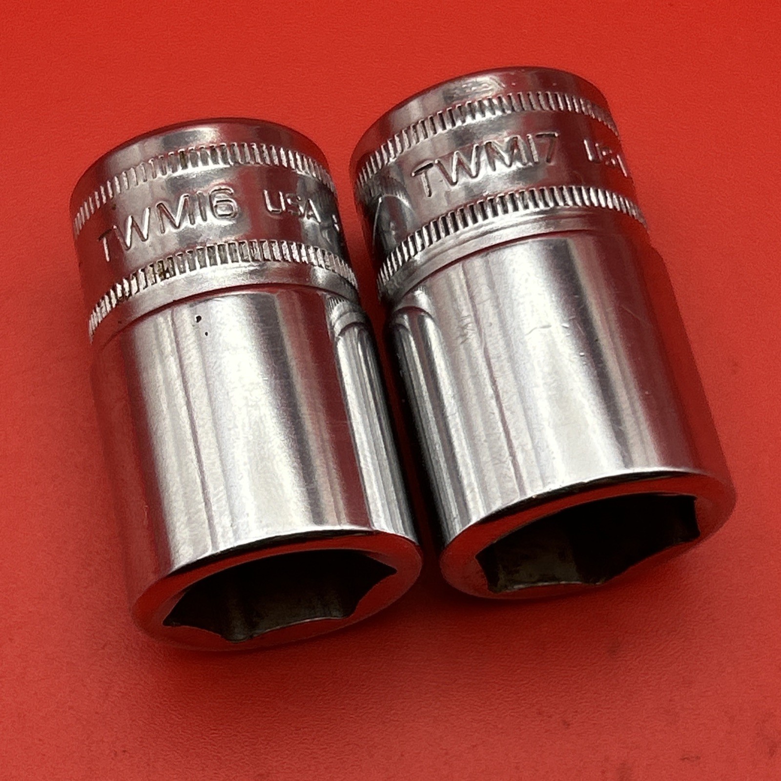 Snap On Sockets 1/2" Drive 6 Pt TWM17 & TWM16