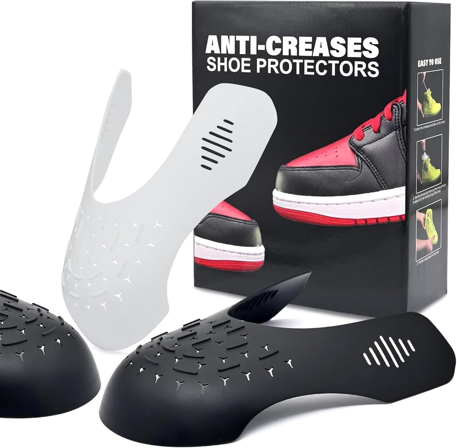 4 Pairs Shoe Crease Protectors Guards for Sneakers Air Force Jordan Dunks