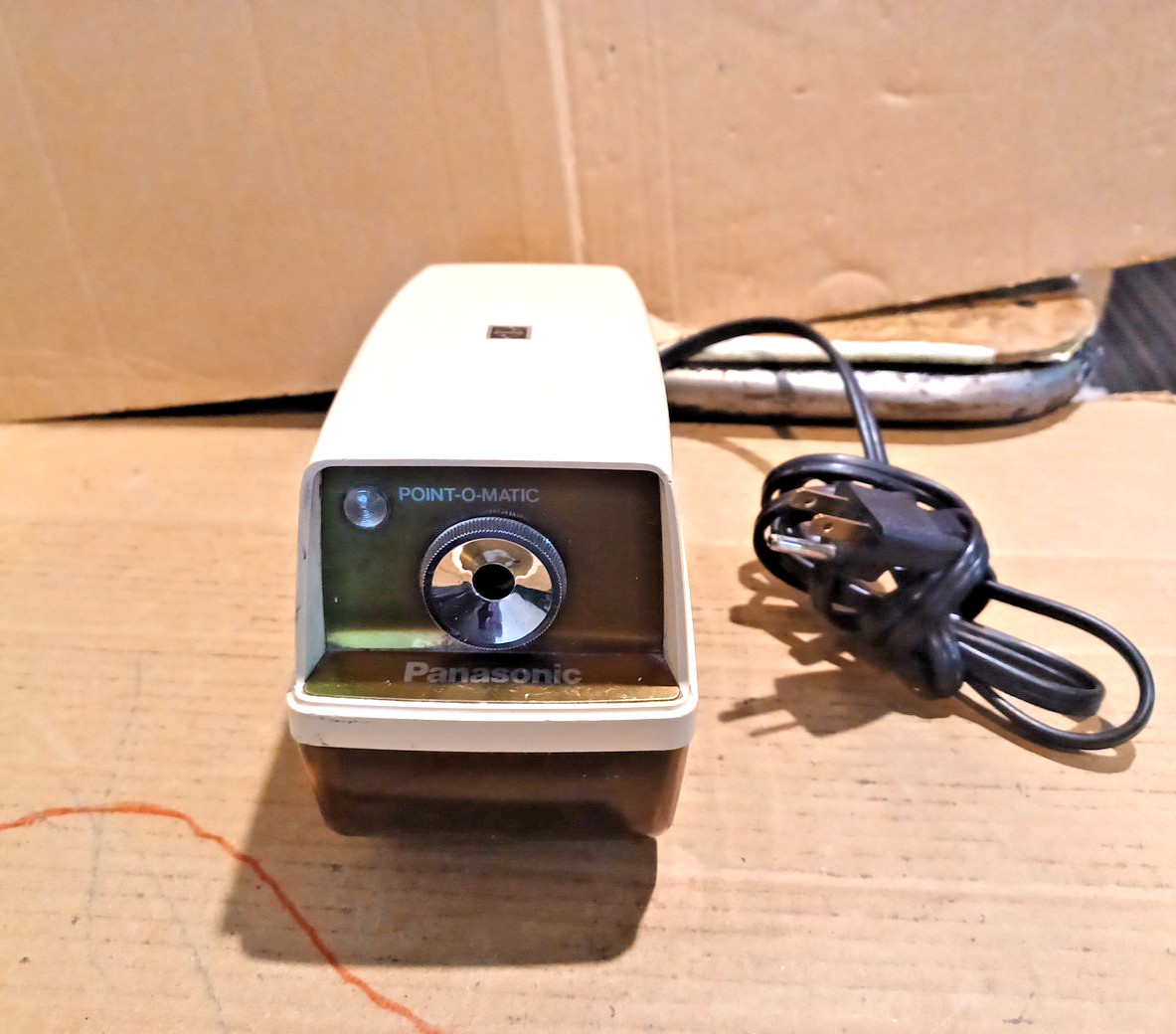 Vintage Panasonic Point-O-Matic Pencil Sharpener #KP-33A Japan