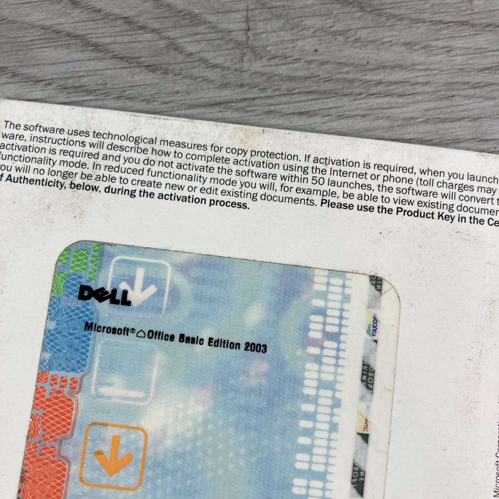 Microsoft Office Basic Edition 2003 with Product Key (Dell OEM)