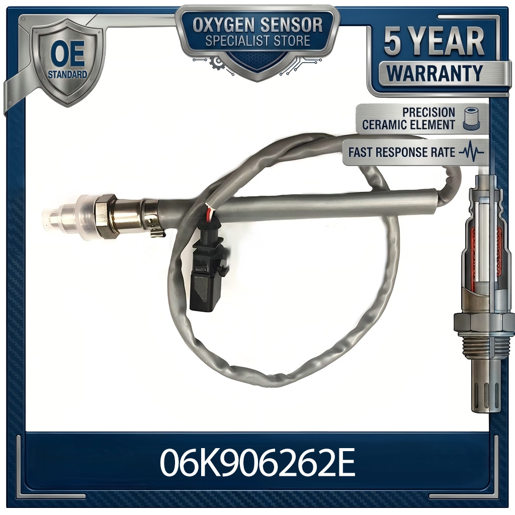 06K906262E Oxygen Lambda Sensor For Volkswagen GTI Audi A3 S3 2.0L 06K906262AC