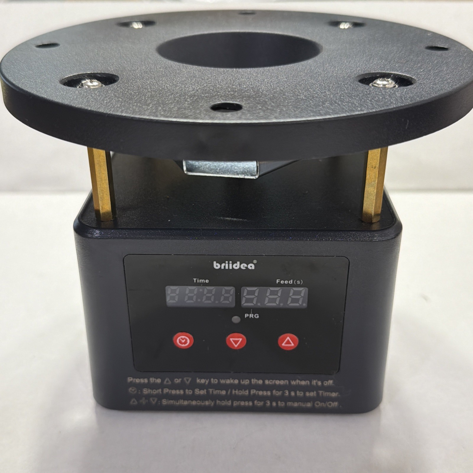 All-In-One Deer Feeder Motor and Timer Kit Metal Spin Plate Adjustable Mount